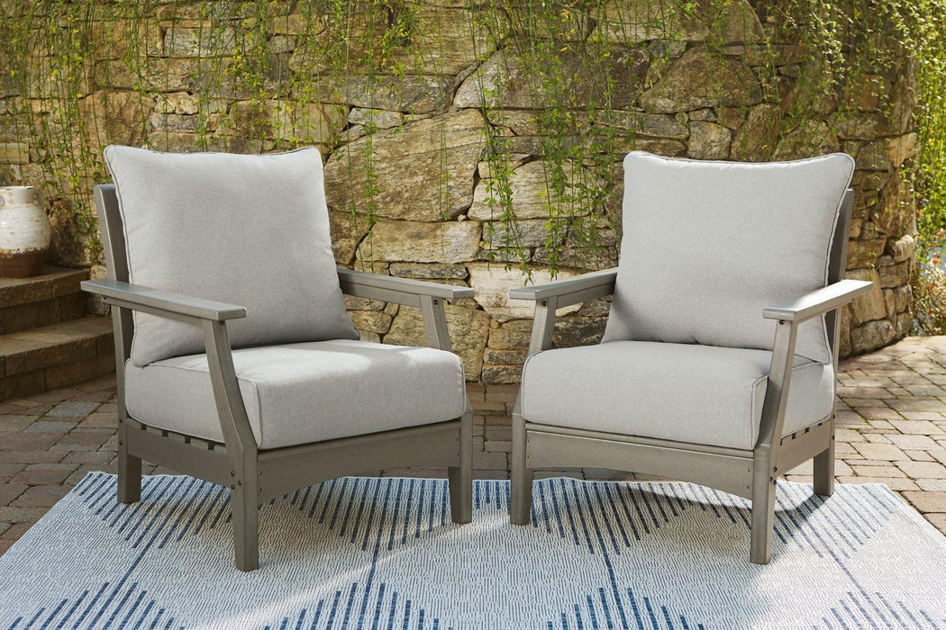 Visola Lounge Chair with Cushion (Set of 2) - Zara Furniture (Kissimmee,FL)