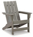 Visola Outdoor Adirondack Chair and End Table - Zara Furniture (Kissimmee,FL)