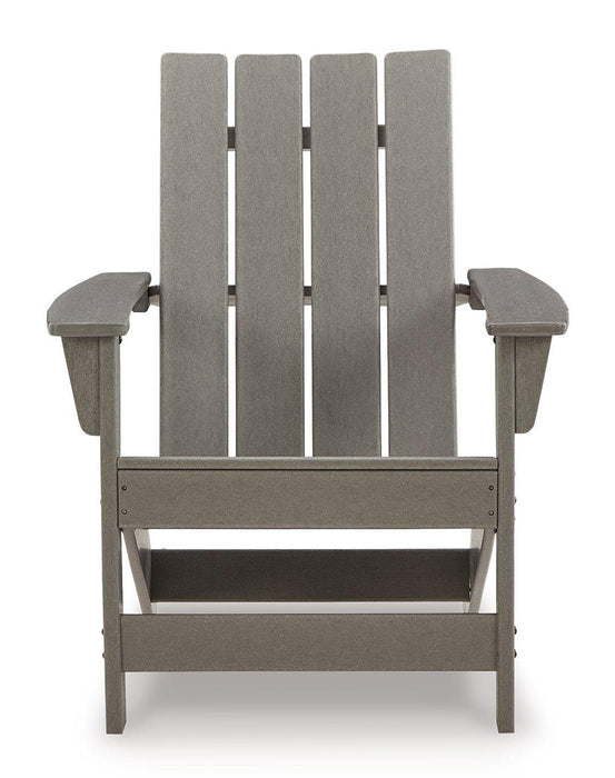 Visola Outdoor Adirondack Chair Set with End Table - Zara Furniture (Kissimmee,FL)