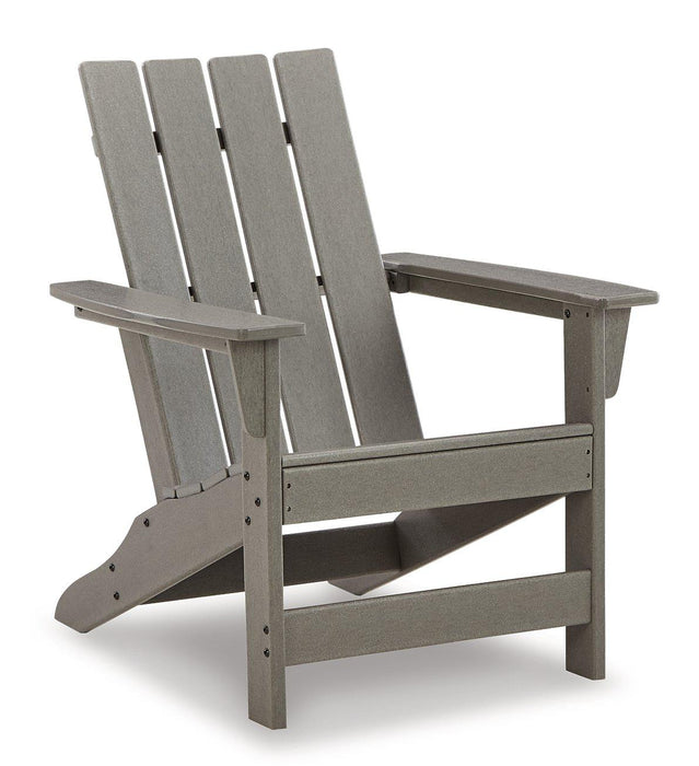 Visola Outdoor Adirondack Chair Set with End Table - Zara Furniture (Kissimmee,FL)