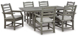 Visola Outdoor Dining Table with 6 Chairs - Zara Furniture (Kissimmee,FL)