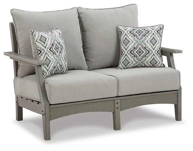 Visola Outdoor Loveseat Conversation Set - Zara Furniture (Kissimmee,FL)