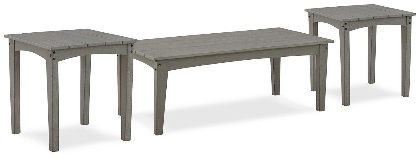 Visola Outdoor Occasional Table Set - Zara Furniture (Kissimmee,FL)