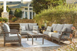 Visola Outdoor Sofa and Loveseat Set - Zara Furniture (Kissimmee,FL)
