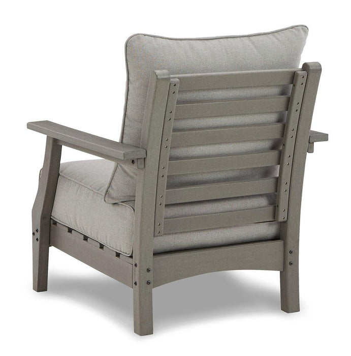 Visola Outdoor Sofa and Loveseat Set - Zara Furniture (Kissimmee,FL)