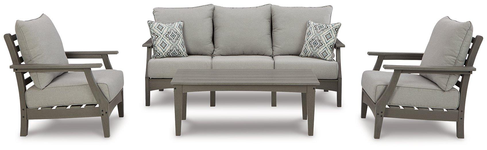 Visola Outdoor Sofa Conversation Set - Zara Furniture (Kissimmee,FL)