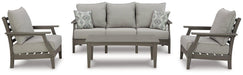 Visola Outdoor Sofa Conversation Set - Zara Furniture (Kissimmee,FL)