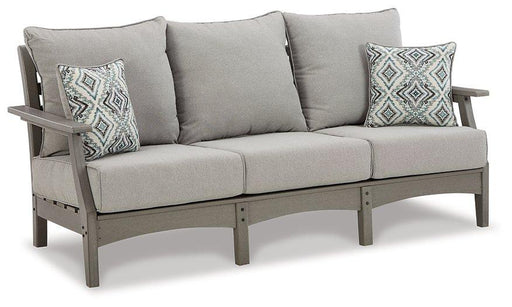 Visola Outdoor Sofa with Cushion - Zara Furniture (Kissimmee,FL)