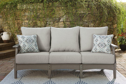 Visola Outdoor Sofa with Cushion - Zara Furniture (Kissimmee,FL)