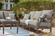 Visola Outdoor Sofa with Cushion - Zara Furniture (Kissimmee,FL)