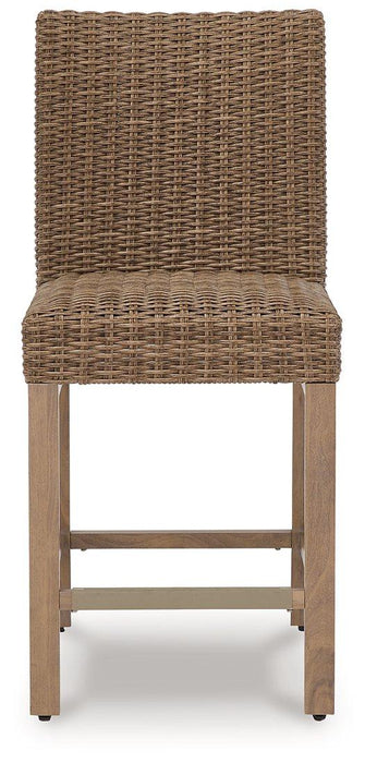 Walton Bridge Outdoor Bar Stool (Set of 2) - Zara Furniture (Kissimmee,FL)