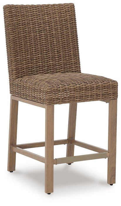 Walton Bridge Outdoor Bar Stool (Set of 2) - Zara Furniture (Kissimmee,FL)