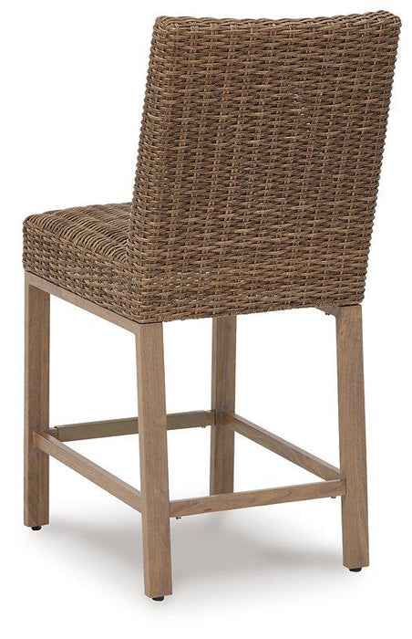 Walton Bridge Outdoor Bar Stool (Set of 2) - Zara Furniture (Kissimmee,FL)