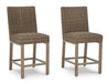 Walton Bridge Outdoor Bar Stool (Set of 2) - Zara Furniture (Kissimmee,FL)
