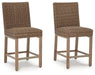 Walton Bridge Outdoor Bar Stool (Set of 2) - Zara Furniture (Kissimmee,FL)