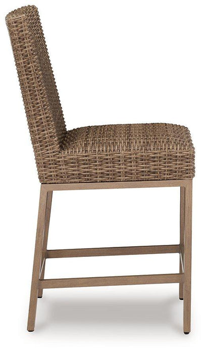 Walton Bridge Outdoor Bar Stool (Set of 2) - Zara Furniture (Kissimmee,FL)