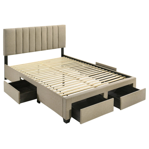 Wheatland Panel Platform Storage Bed - Zara Furniture (Kissimmee,FL)