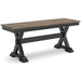 Wildenauer 50" Dining Bench - Zara Furniture (Kissimmee,FL)