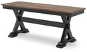 Wildenauer 50" Dining Bench - Zara Furniture (Kissimmee,FL)