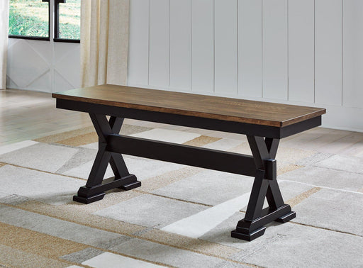 Wildenauer 50" Dining Bench - Zara Furniture (Kissimmee,FL)
