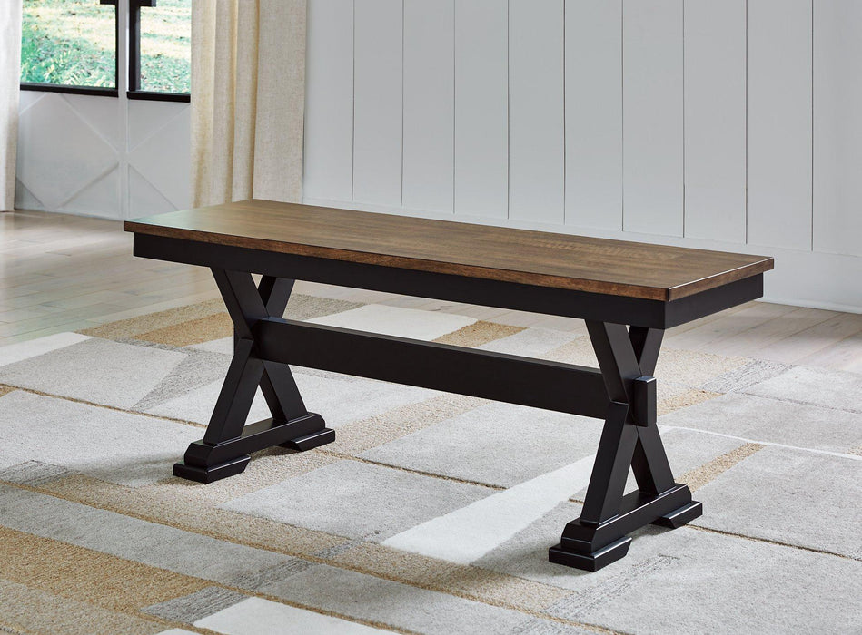 Wildenauer 50" Dining Bench - Zara Furniture (Kissimmee,FL)