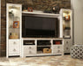 Willowton 4 - Piece Entertainment Center - Zara Furniture (Kissimmee,FL)