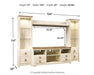 Willowton 4 - Piece Entertainment Center - Zara Furniture (Kissimmee,FL)
