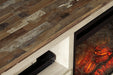 Willowton 64" TV Stand with Electric Fireplace - Zara Furniture (Kissimmee,FL)