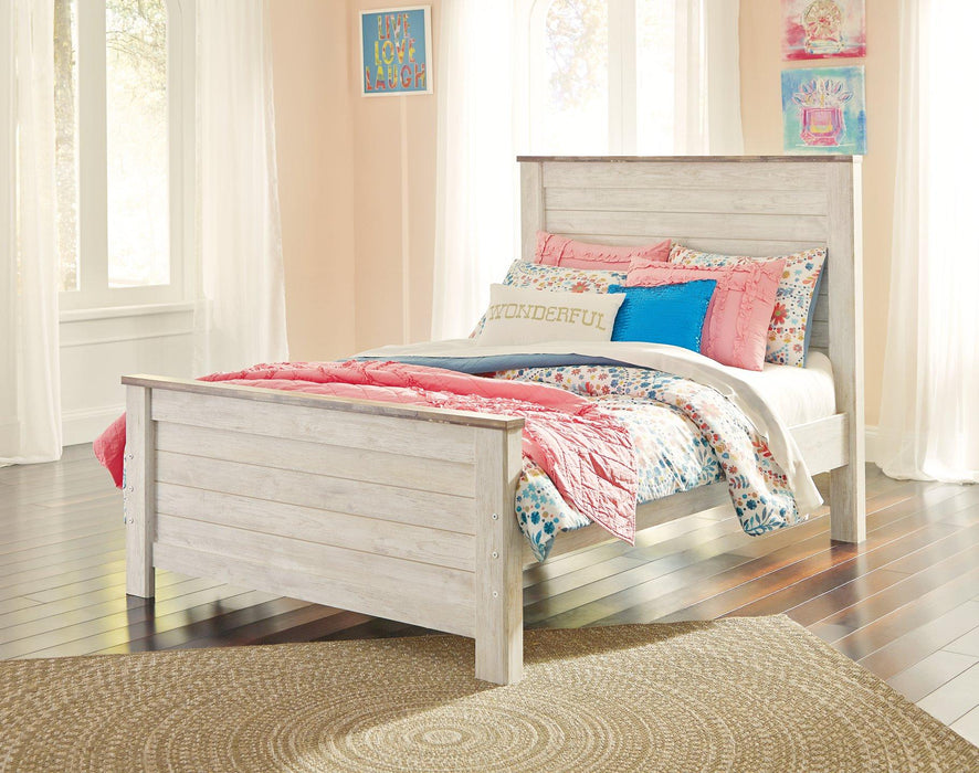 Willowton Bed with 2 Storage Drawers - Zara Furniture (Kissimmee,FL)