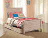 Willowton Bed with 2 Storage Drawers - Zara Furniture (Kissimmee,FL)