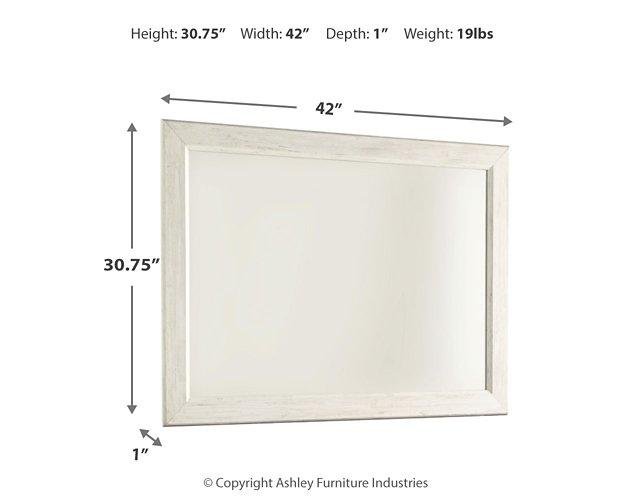 Willowton Bedroom Mirror - Zara Furniture (Kissimmee,FL)