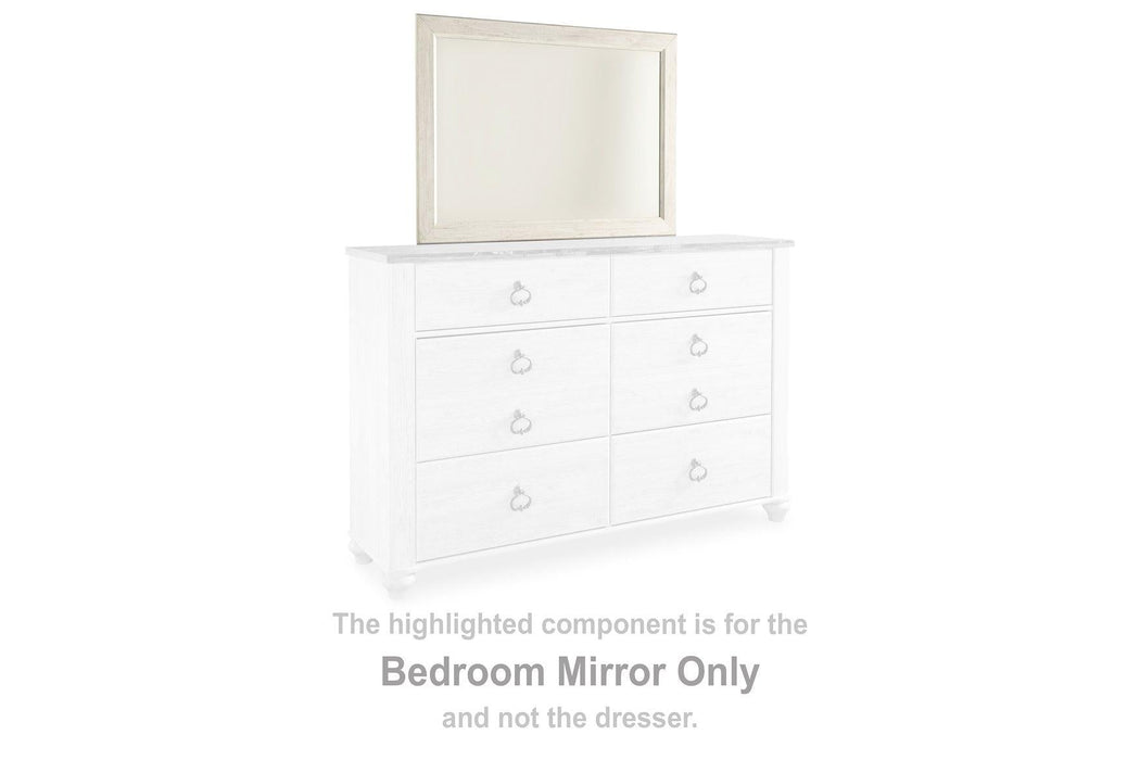 Willowton Bedroom Mirror - Zara Furniture (Kissimmee,FL)