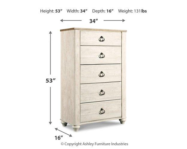 Willowton Chest of Drawers - Zara Furniture (Kissimmee,FL)