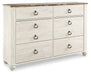 Willowton Dresser - Zara Furniture (Kissimmee,FL)