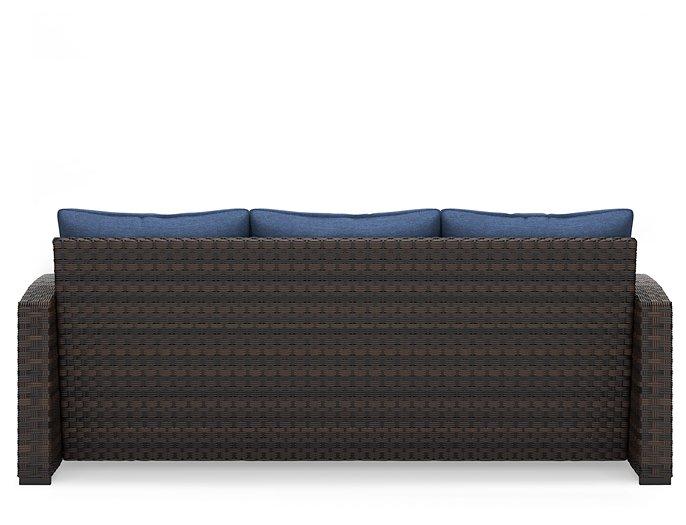 Windglow Outdoor Sofa with Cushion - Zara Furniture (Kissimmee,FL)