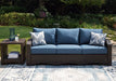 Windglow Outdoor Sofa with Cushion - Zara Furniture (Kissimmee,FL)