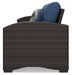 Windglow Outdoor Sofa with Cushion - Zara Furniture (Kissimmee,FL)