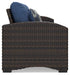 Windglow Outdoor Sofa with Cushion - Zara Furniture (Kissimmee,FL)