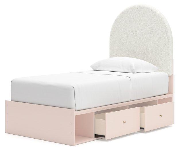 Wistenpine Upholstered Bed with Storage - Zara Furniture (Kissimmee,FL)