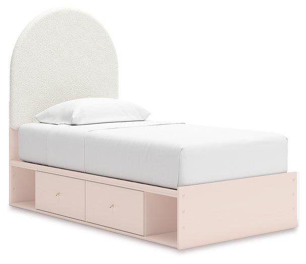 Wistenpine Upholstered Bed with Storage - Zara Furniture (Kissimmee,FL)