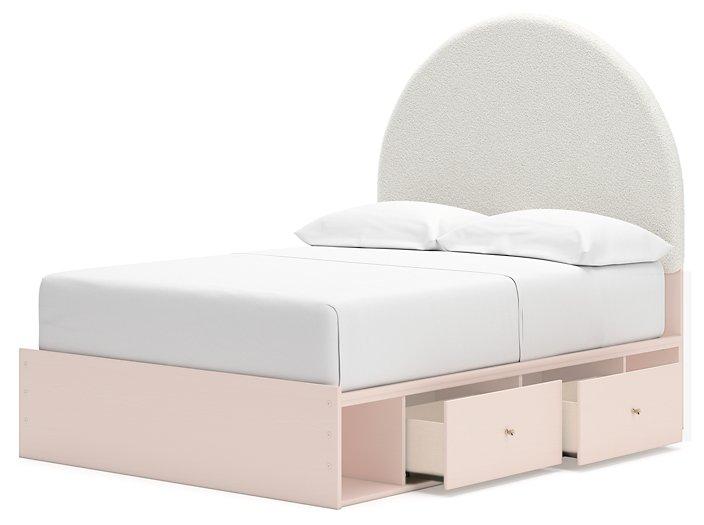 Wistenpine Upholstered Bed with Storage - Zara Furniture (Kissimmee,FL)