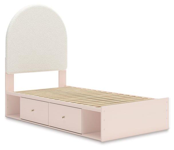 Wistenpine Upholstered Bed with Storage - Zara Furniture (Kissimmee,FL)