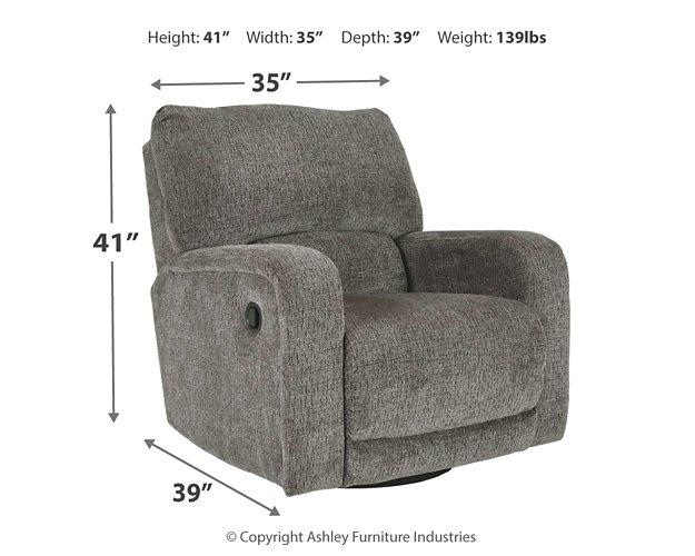 Wittlich Swivel Glider Recliner - Zara Furniture (Kissimmee,FL)