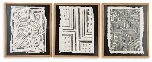 Wonderstow Wall Art (Set of 3) - Zara Furniture (Kissimmee,FL)