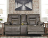 Wurstrow Power Reclining Loveseat with Console - Zara Furniture (Kissimmee,FL)