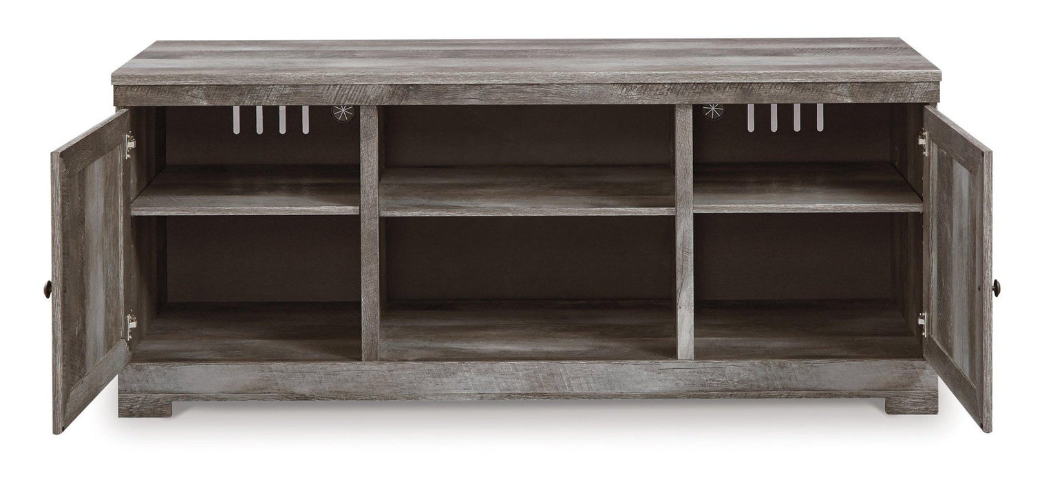 Wynnlow 4 - Piece Entertainment Center with Electric Fireplace - Zara Furniture (Kissimmee,FL)