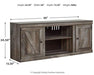 Wynnlow 4 - Piece Entertainment Center with Electric Fireplace - Zara Furniture (Kissimmee,FL)