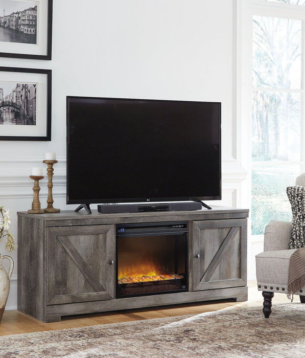 Wynnlow 63" TV Stand with Electric Fireplace - Zara Furniture (Kissimmee,FL)