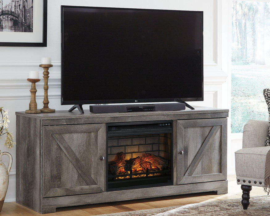 Wynnlow 63" TV Stand with Electric Fireplace - Zara Furniture (Kissimmee,FL)