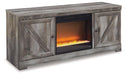 Wynnlow 63" TV Stand with Electric Fireplace - Zara Furniture (Kissimmee,FL)